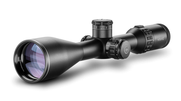 HAWKE SIDEWINDER 30 FFP 6-24x56 FFP HALF MIL RETICLE RIFLE SCOPE