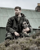 Hoggs Of Fife Mens Lairg Wool DWR Coated Waterproof Breathable Technical Country Jacket (Sizes S-3XL)