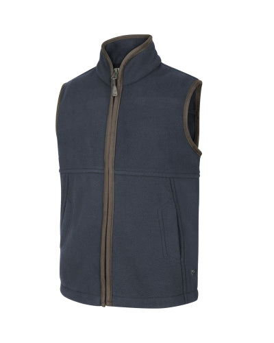 Hoggs Of Fife Kids Woodhall Lightweight Junior Fleece Practical Full Zip Country Gilet Bodywarmer (Ages 3-12)