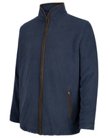 Hoggs Of Fife Mens Woodhall Windproof Full Zip Country Fleece Jacket (Sizes S-3XL Navy and Green Colours Available)