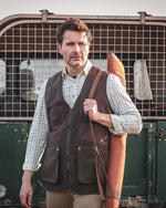 Hoggs Of Fife Mens Struther Waterproof Lightweight Shooting Country Vest Gilet (Sizes S-3XL)