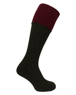 Hoggs of Fife 1901 Contract Turnover Top Cushioned Shooting Hunting Fishing Stockings Socks Sizes UK 7-13