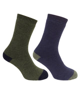 Hoggs of Fife 1904 Cushioned Walking Hiking Hunting Country Short Socks (Twin Pack) Sizes UK 4-13