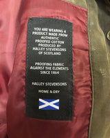 Hoggs of Fife Ladies Womens Waterproof Olive Caledonia Waxed Jacket (Sizes XS-2XL)