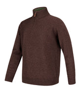 Hoggs of Fife Mens Lothian 1/4 Zip Neck Lambswool Country Pullover (Various Colours and Sizes Available)