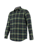 Hoggs of Fife Mens 100% Cotton Pitmedden Long Sleeve Flannel Check Shirt