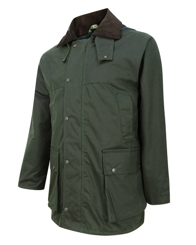 Hoggs of Fife Mens Waterproof Padded Hunting Shooting Farming Country Wax Jacket (Olive, Brown and Navy available) Sizes S-2XL