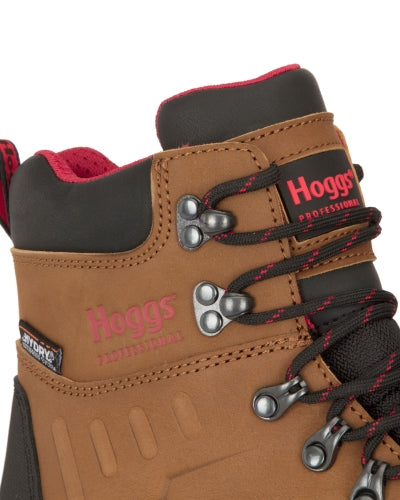 Hoggs of Fife Poseidon S3 Safety Lace-Up Work Boot Leather Steel Toe Slip/Oil Resistant Waterproof Boot