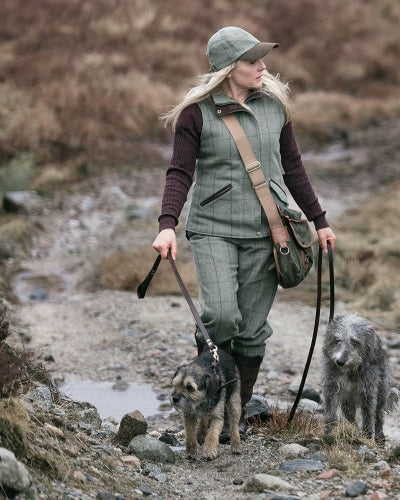 Hoggs of Fife Roslin Ladies Technical Lambswool Tweed Shooting Country Breek (Sizes UK 8-18)