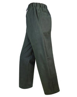 Hoggs of Fife Mens Adjustable Hunting Farming Fishing Waterproof Waxed Overtrousers with Elasticated Waist (Sizes S-2XL)