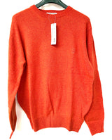 Deerhunter Rust Red O-Neck Lambswool Pullover (UK Size L)