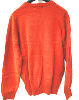 Deerhunter Rust Red O-Neck Lambswool Pullover (UK Size L)