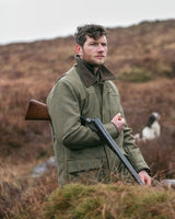 Hoggs Of Fife Mens Kinloch Waterproof Windproof Breathable Technical Tweed Shooting Field Coat (Sizes S-3XL)