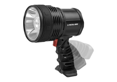 Mactronic X-Pistol GEN2 Handheld Rechargeable Waterproof Industrial Hunting Fishing Farming CREE LED 1500 LumenSearchlight