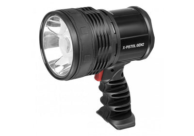 Mactronic X-Pistol GEN2 Handheld Rechargeable Waterproof Industrial Hunting Fishing Farming CREE LED 1500 LumenSearchlight