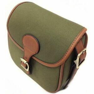 Maremmano Green Canvas with Leather Detailing Cartridge Bag (100 Cartridges)