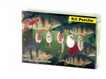 Mepps Perch Kit 6 Different Fishing Lures Spinner Kit (various colours and sizes)