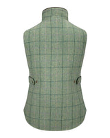 Hoggs of Fife Roslin Ladies Technical Tweed Waistcoat Shooting Country Waistcoat (Sizes UK 8-20)