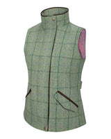 Hoggs of Fife Roslin Ladies Technical Tweed Waistcoat Shooting Country Waistcoat (Sizes UK 8-20)