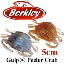 Berkley Gulp Saltwater 2'' Molting Peeler Crabs (5 in a pack) Sea