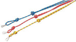 Bisley 3mm Multicoloured Dog Whistle Lanyards with Fixed Neck Loop and Adjustable Swivel Clip