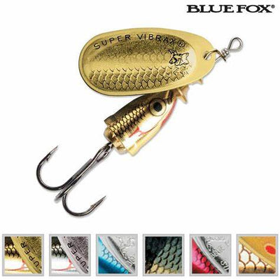Blue Fox Vibrax Red/Blue/Silver/Gold Shad 4g/6g/8g/10g/13g Trout Sea Trout Salmon Perch Fishing Spinner Lure