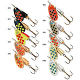 Blue Fox Vibrax Spinner No.2 6g Trout Sea Trout Salmon Perch Bass Pike Fishing Spinner Lure (Various Colour Patterns Available)