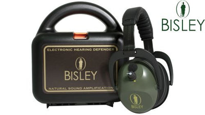 Bisley Active Electronic Hearing Protection Hunting Shooting Volume Control Slimline Ear Muffs