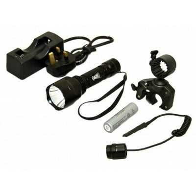 Clulite Pro Scanner 1000 Lumens Lightweight Rechargeable Gunlight with Dual Gun Mounting Kit