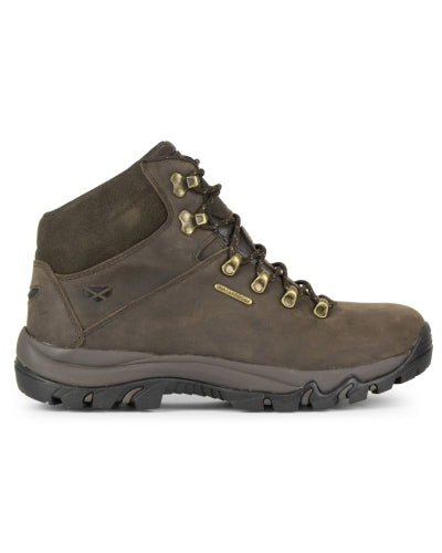 Hoggs of Fife Mens Glencoe Waxy Leather Waterproof Breathable Trek Hiking Boot (Sizes UK 6.5-13)