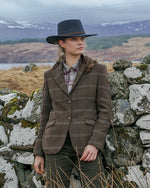 Hoggs of Fife Ladies Womens Musselburgh Ladies Tweed Hacking Equestrian Horse Riding Jacket (Sizes UK 8-20)