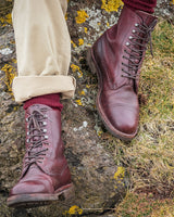 Hoggs of Fife Rannoch Veldtschoen Handmade Water/Stain Resistant Lace Country Boots (Sizes UK 7-12)