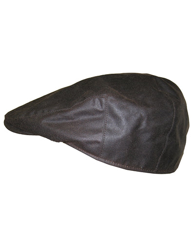 Hoggs of Fife Hunting Shooting Farming Waterproof Waxed Caps (Brown, Navy and Olive Colours Available)