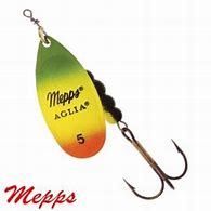 Mepps Aglia Fluo Hot Tiger No.3 6.5g No.5 14g Spinner Trout/Sea Trout/Salmon/Perch Fishing Lure