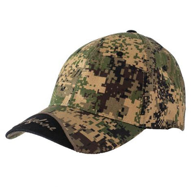 Ridgeline Mens Camouflage Hunting/Fishing Slash Cap Baseball Cap