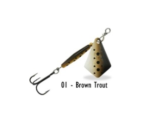 Tasmanian Devil 3.8g Devil Blade Spinner Trout/Sea Trout/Salmon/Perch/Predator Fishing Lure