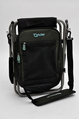 Wychwood QFlow Pack-Lite Stool Bag Lightweight Fishing Tackle Bag and Neoprene Stool in One